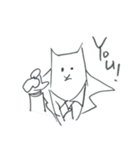 ハードボイルドねこさん（個別スタンプ：7）