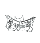 ハードボイルドねこさん（個別スタンプ：27）