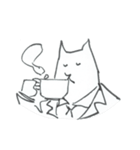 ハードボイルドねこさん（個別スタンプ：28）