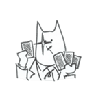 ハードボイルドねこさん（個別スタンプ：35）