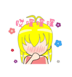 circular girl（個別スタンプ：4）
