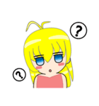 circular girl（個別スタンプ：6）