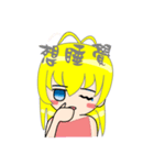 circular girl（個別スタンプ：8）
