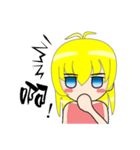 circular girl（個別スタンプ：10）