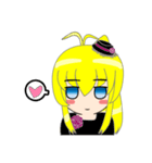 circular girl（個別スタンプ：34）