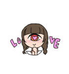 一つ目少女（個別スタンプ：4）