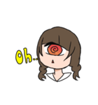 一つ目少女（個別スタンプ：20）