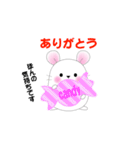 しろハムとにゃんこ 1（個別スタンプ：19）