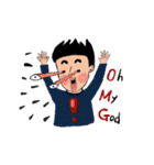 People have a humor to laugh（個別スタンプ：32）