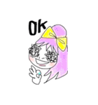 かわいこちゃんと時々にゃんこ先生（個別スタンプ：24）