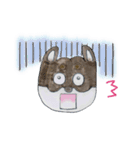 黒柴くま（個別スタンプ：9）