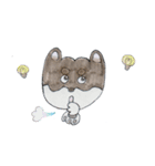 黒柴くま（個別スタンプ：23）