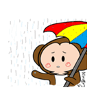 サル兄弟の生活（個別スタンプ：4）