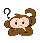 サル兄弟の生活（個別スタンプ：25）