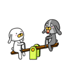 The playful 2kacoco good fun（個別スタンプ：4）