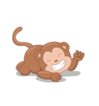 Monkey in April fool（個別スタンプ：13）