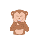 Monkey in April fool（個別スタンプ：36）