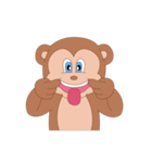 Monkey in April fool（個別スタンプ：37）