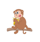 Monkey in April fool（個別スタンプ：38）