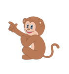 Monkey in April fool（個別スタンプ：40）