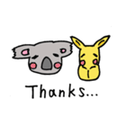 コアラ兄さんとルーさん（個別スタンプ：36）
