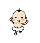 表情豊かな赤ちゃん（個別スタンプ：6）