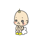表情豊かな赤ちゃん（個別スタンプ：19）
