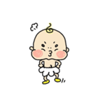 表情豊かな赤ちゃん（個別スタンプ：24）