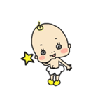 表情豊かな赤ちゃん（個別スタンプ：35）