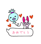 さぶおサン5＆サクラ(ときどきバルーン）（個別スタンプ：40）