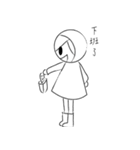 RAIN GIRL（個別スタンプ：9）
