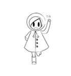 RAIN GIRL（個別スタンプ：16）