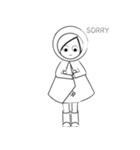 RAIN GIRL（個別スタンプ：18）