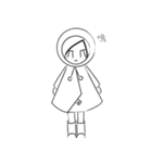 RAIN GIRL（個別スタンプ：34）