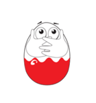 Funny Egg Emoticons（個別スタンプ：4）