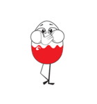 Funny Egg Emoticons（個別スタンプ：5）