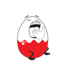 Funny Egg Emoticons（個別スタンプ：6）