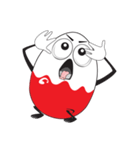 Funny Egg Emoticons（個別スタンプ：7）