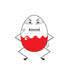 Funny Egg Emoticons（個別スタンプ：9）