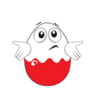 Funny Egg Emoticons（個別スタンプ：14）