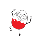 Funny Egg Emoticons（個別スタンプ：18）