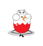 Funny Egg Emoticons（個別スタンプ：21）