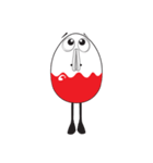 Funny Egg Emoticons（個別スタンプ：24）