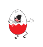 Funny Egg Emoticons（個別スタンプ：33）