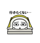 しろいさんとくろいさん（個別スタンプ：25）