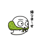 しろいさんとくろいさん（個別スタンプ：28）