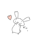 うさぎの「うしゃしゃん♪」（個別スタンプ：3）