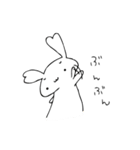 うさぎの「うしゃしゃん♪」（個別スタンプ：14）