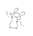 うさぎの「うしゃしゃん♪」（個別スタンプ：36）
