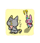 つぎはぎ うさねこ 02（個別スタンプ：16）